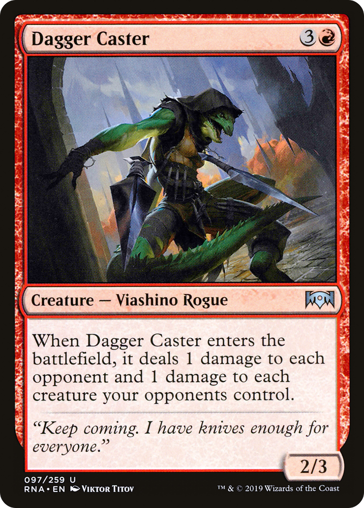 Dagger Caster (097) Foil - Ravnica Allegiance