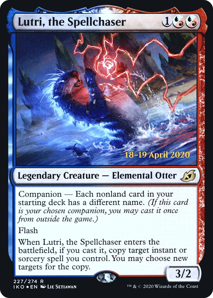 Lutri, the Spellchaser (227) Foil - Ikoria: Lair of Behemoths Promos