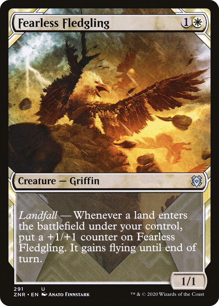 Fearless Fledgling (Showcase) (291) Foil - Zendikar Rising
