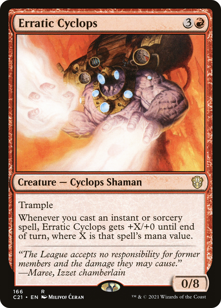 Erratic Cyclops (166) - Commander 2021