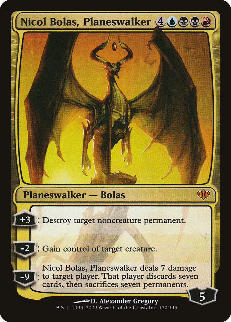 Nicol Bolas, Planeswalker (120) - Conflux