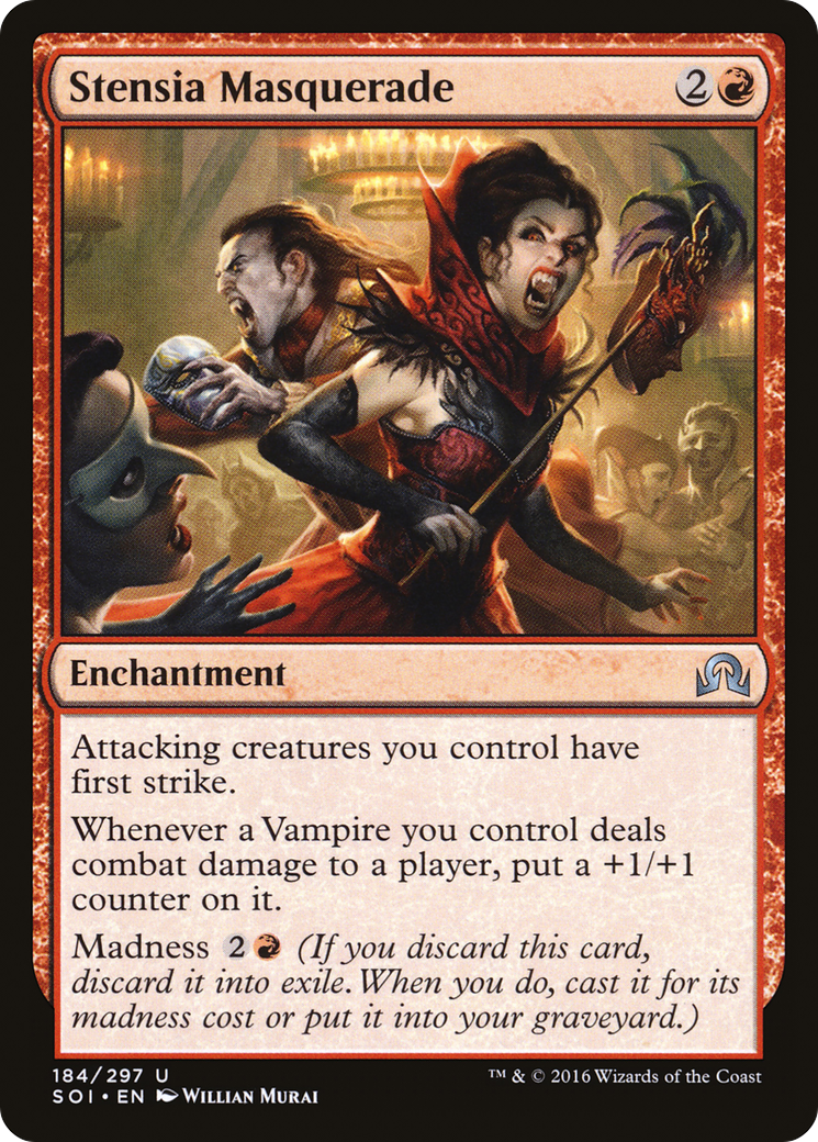 Stensia Masquerade (184) Foil - Shadows over Innistrad