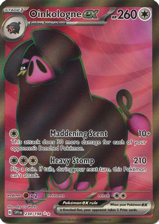 Oinkologne ex (234) Holofoil - Scarlet & Violet