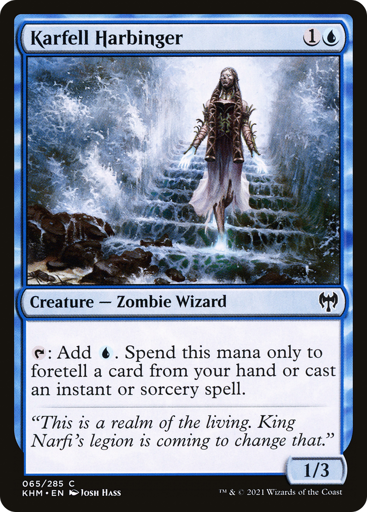 Karfell Harbinger (065) Foil - Kaldheim