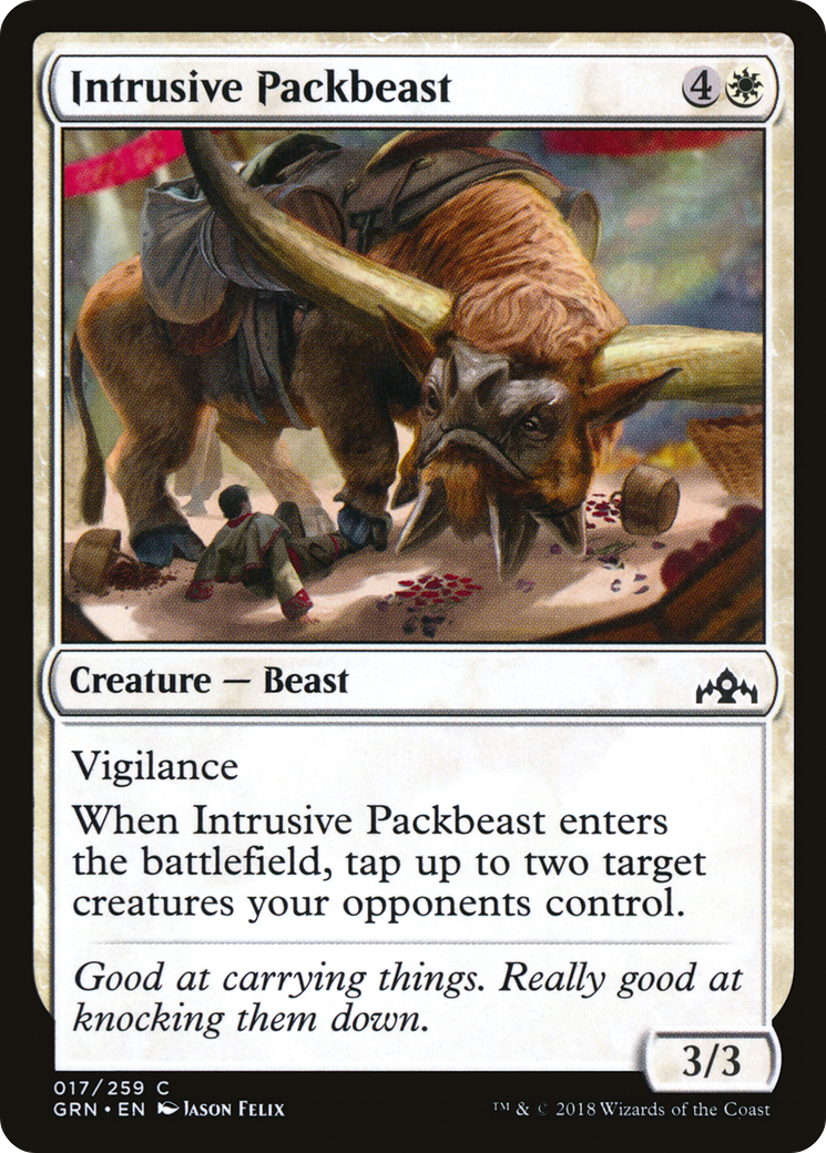 Intrusive Packbeast (017) Foil - Guilds of Ravnica