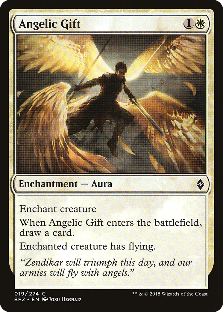 Angelic Gift (019) - Battle for Zendikar