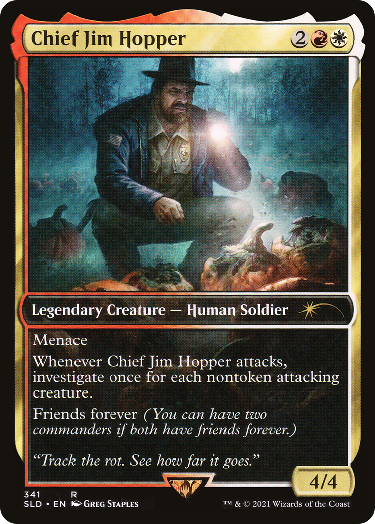Chief Jim Hopper (341) Foil - Secret Lair Drop