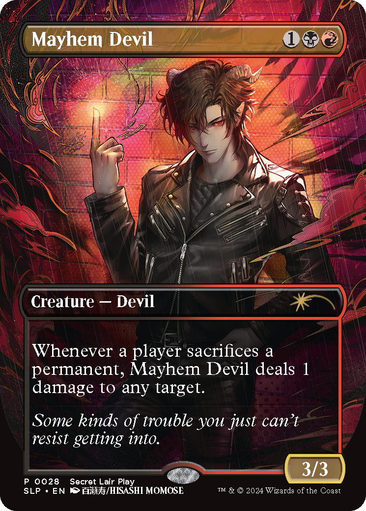 Mayhem Devil (028) Foil - Secret Lair Showdown