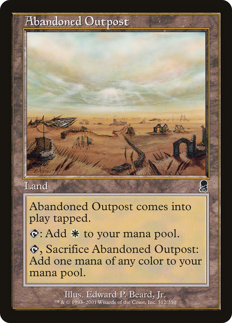 Abandoned Outpost (Retro) (312) Foil - Odyssey