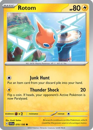 Rotom - 070/198 (Cosmos Holo) (70) Holofoil - Miscellaneous Cards & Products