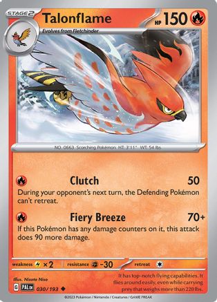 Talonflame (30) Reverse Holofoil - Paldea Evolved
