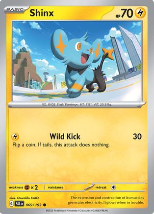 Shinx (69) Reverse Holofoil - Paldea Evolved