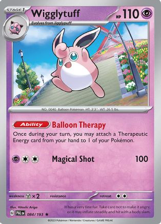 Wigglytuff (84) Reverse Holofoil - Paldea Evolved