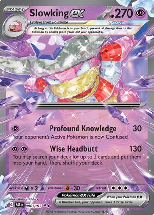 Slowking ex (86) Holofoil - Paldea Evolved