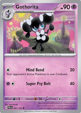 Gothorita (91) Reverse Holofoil - Paldea Evolved
