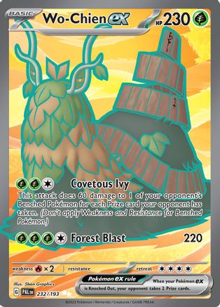 Wo-Chien ex - 232/193 (232) Holofoil - SV02 Paldea Evolved