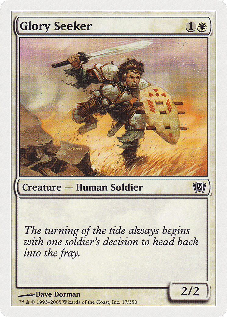 Glory Seeker (017) Foil - Ninth Edition
