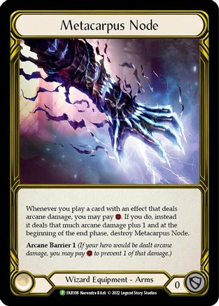 Metacarpus Node (FAB108) Cold Foil - FaB Promos
