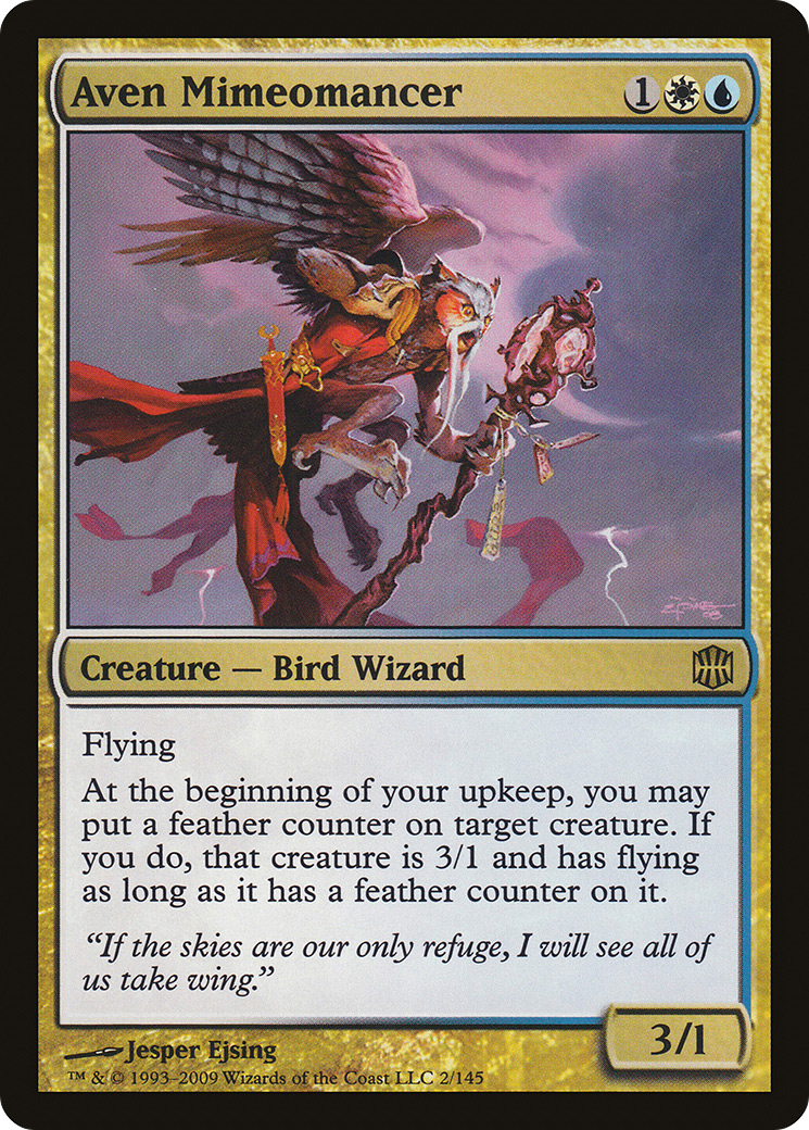 Aven Mimeomancer (002) Foil - Alara Reborn