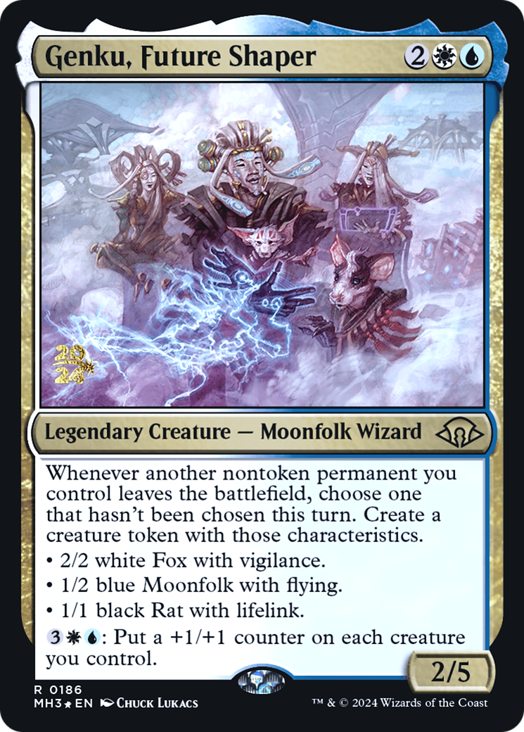 Genku, Future Shaper (186) Foil - Modern Horizons 3 Promos