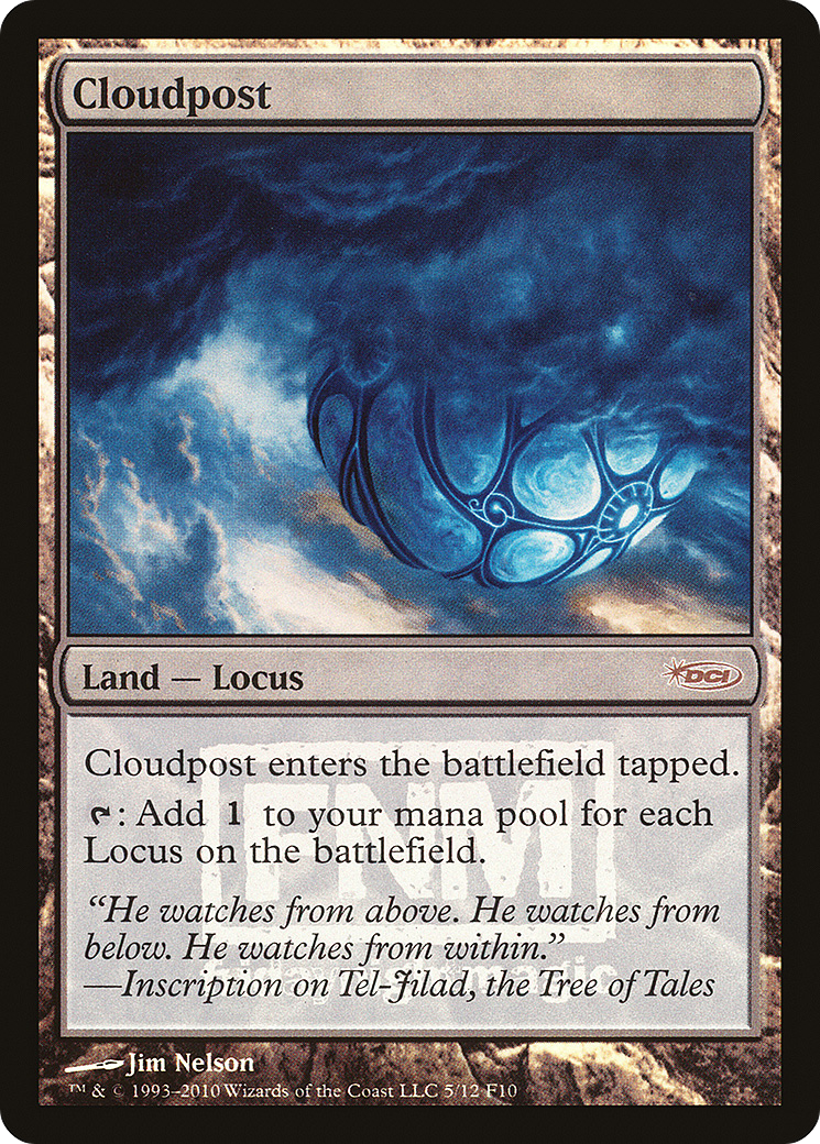 Cloudpost (005) Foil - Friday Night Magic 2010