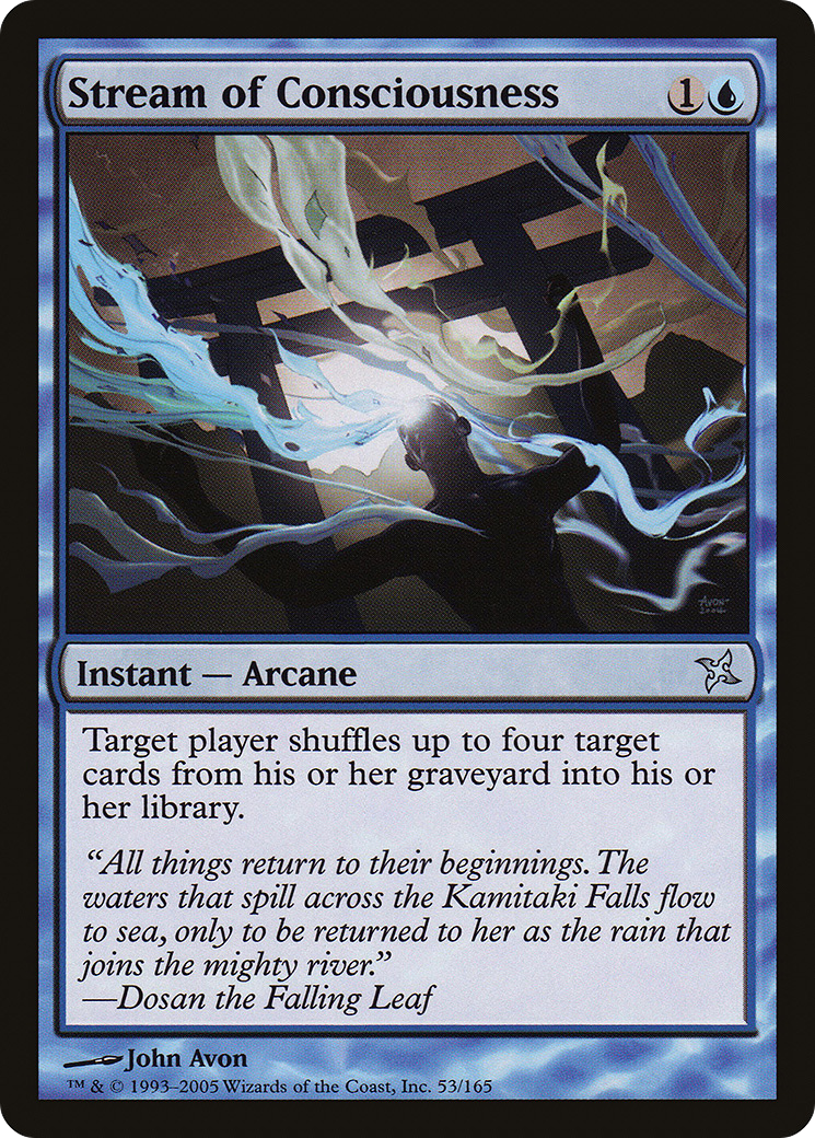 Stream of Consciousness (053) Foil - Betrayers of Kamigawa