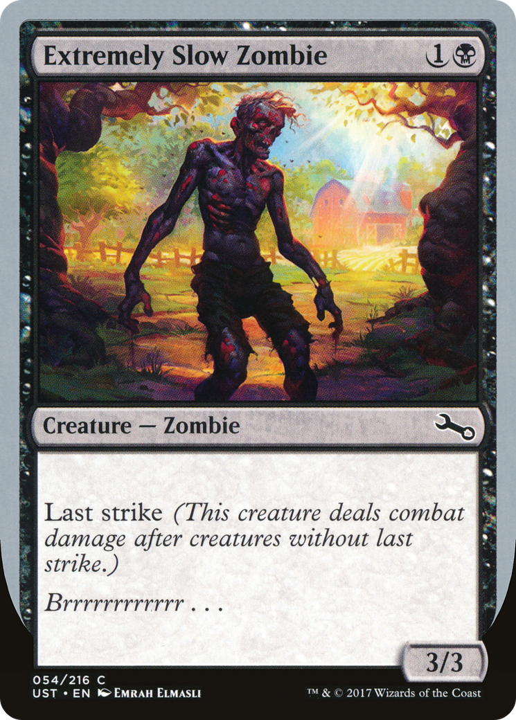 Extremely Slow Zombie (54a) Foil - Unstable