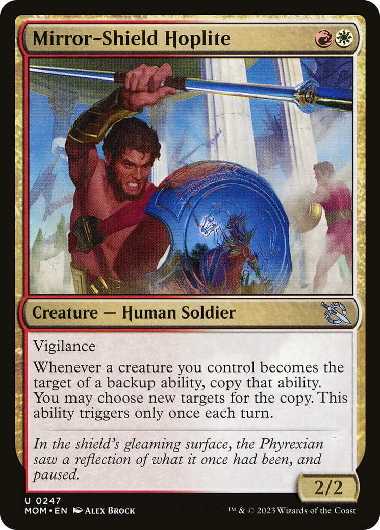 Mirror-Shield Hoplite (247) Foil - March of the Machine