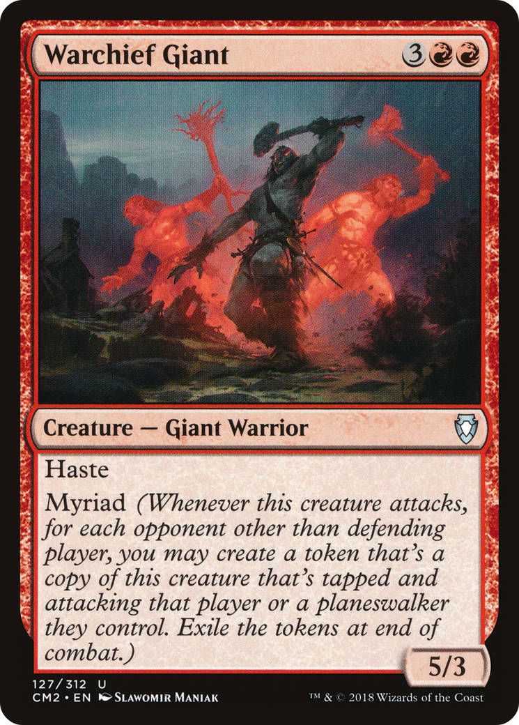 Warchief Giant (127) - Commander Anthology Volume II
