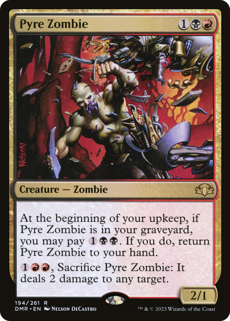 Pyre Zombie (194) - Dominaria Remastered