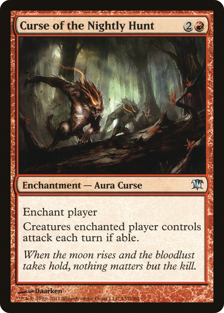 Curse of the Nightly Hunt (137) Foil - Innistrad