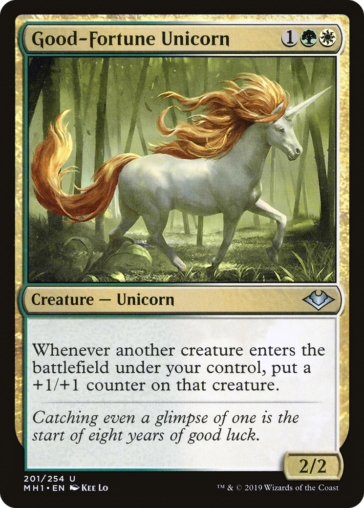 Good-Fortune Unicorn (201) - Modern Horizons