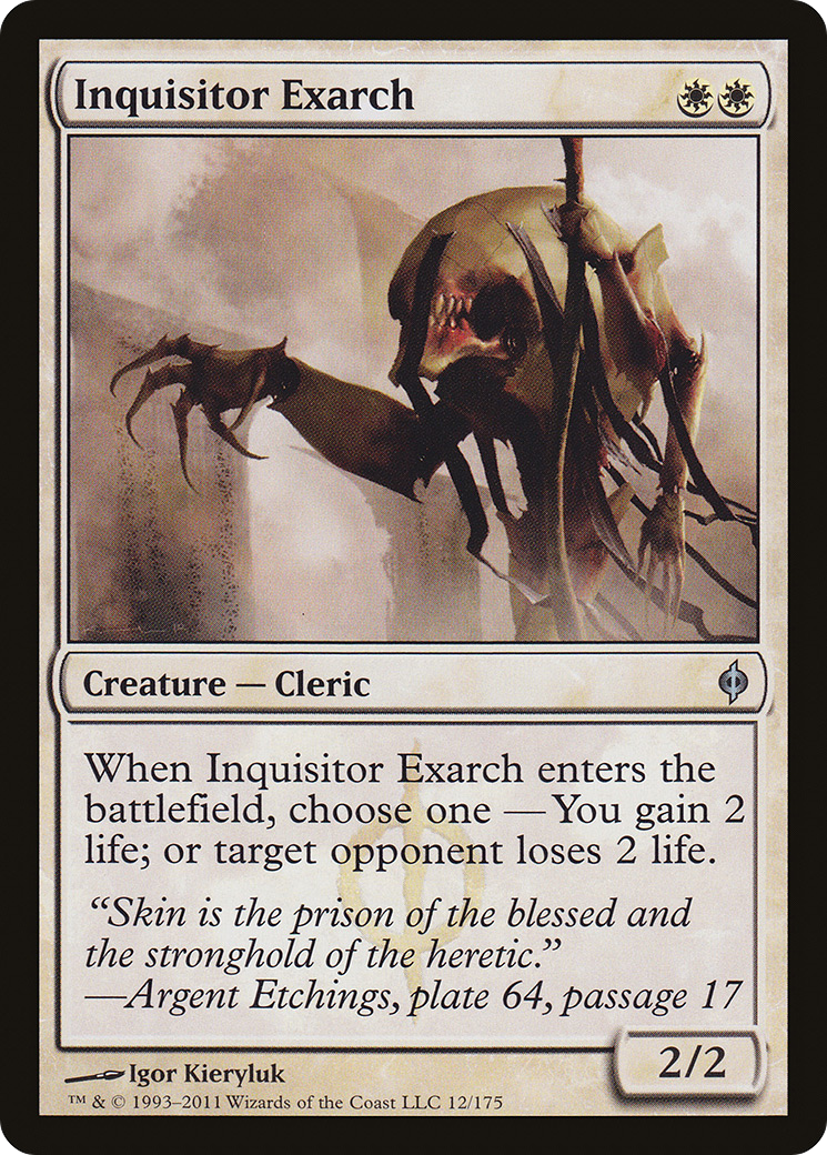Inquisitor Exarch (012) Foil - New Phyrexia