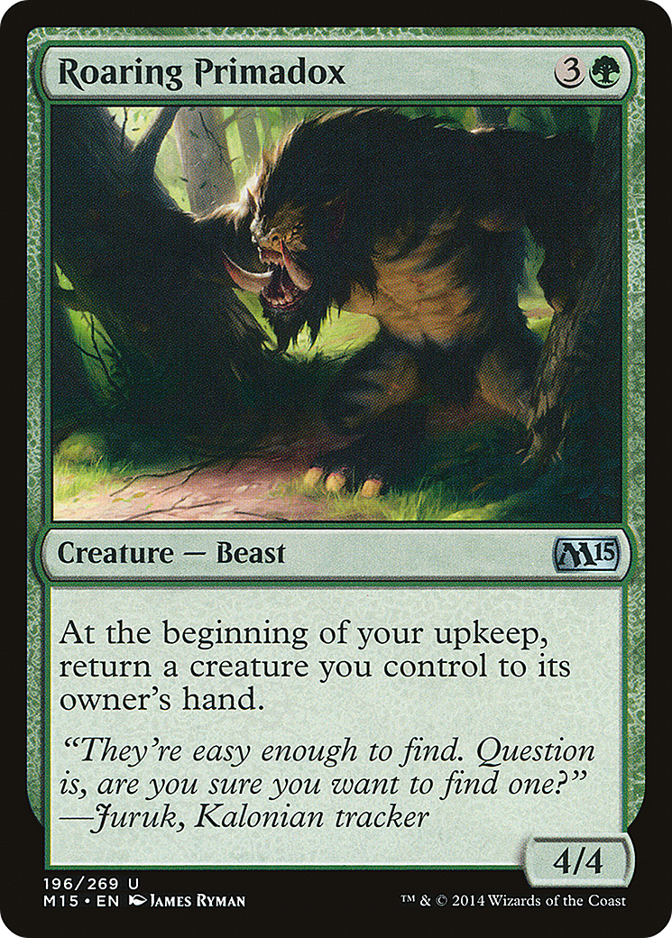 Roaring Primadox (196) Foil - Magic 2015