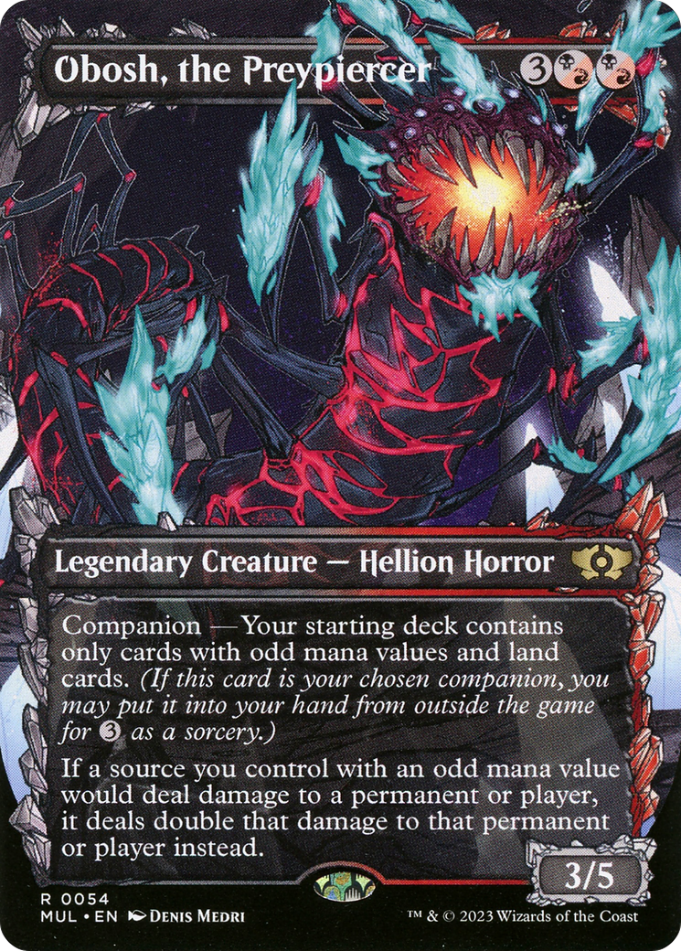 Obosh, the Preypiercer (Showcase) (054) Foil - Multiverse Legends