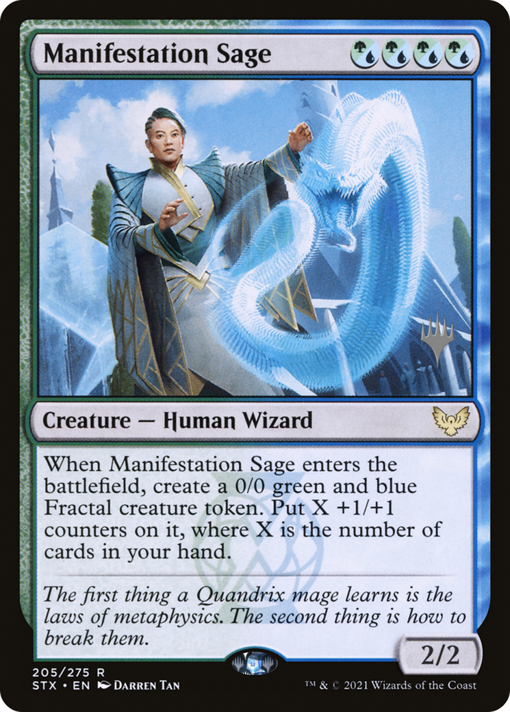 Manifestation Sage (205) Foil - Strixhaven: School of Mages Promos