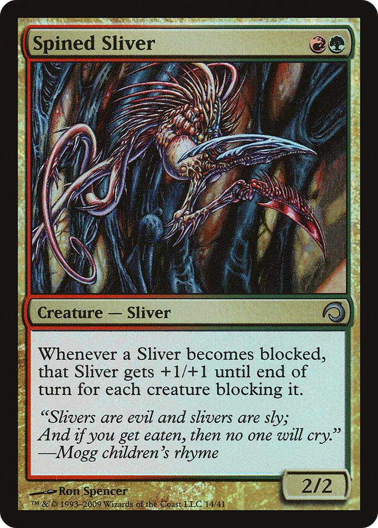 Spined Sliver (014) Foil - Premium Deck Series: Slivers
