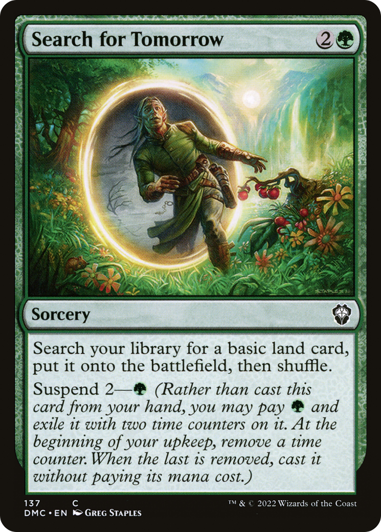 Search for Tomorrow (137) - Dominaria United Commander
