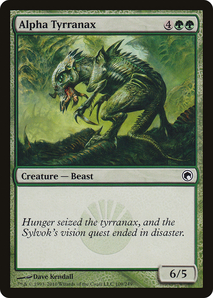 Alpha Tyrranax (109) Foil - Scars of Mirrodin