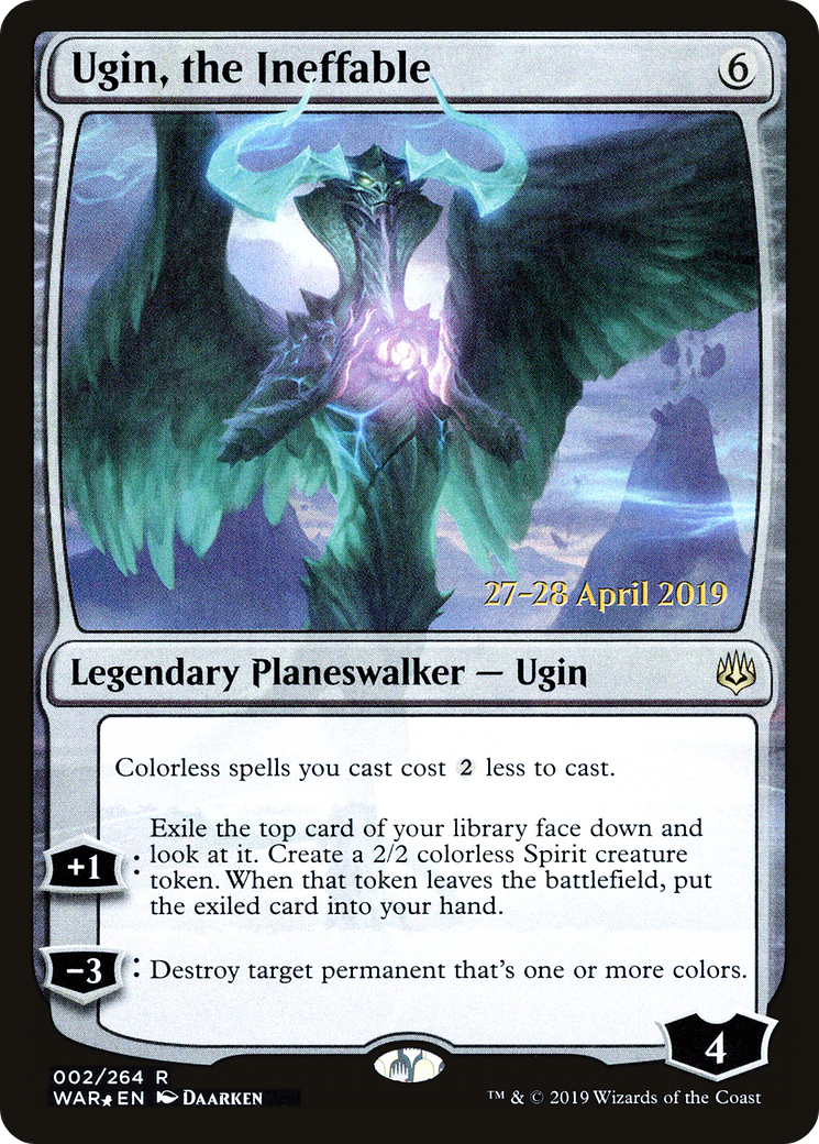 Ugin, the Ineffable (002) Foil - War of the Spark Promos