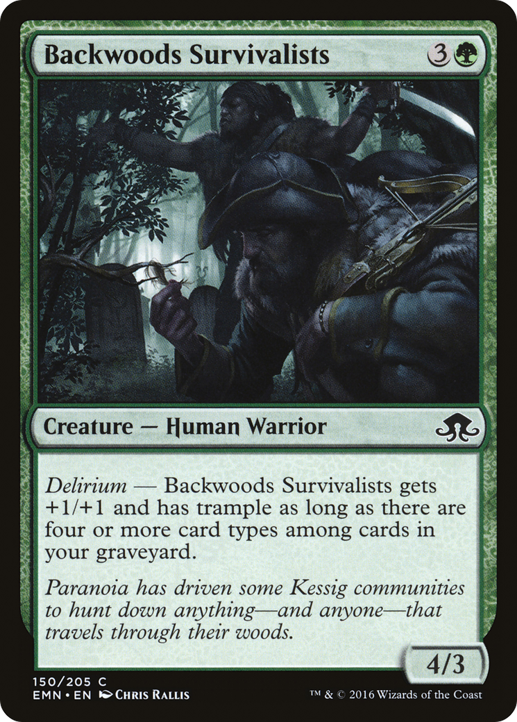 Backwoods Survivalists (150) - Eldritch Moon