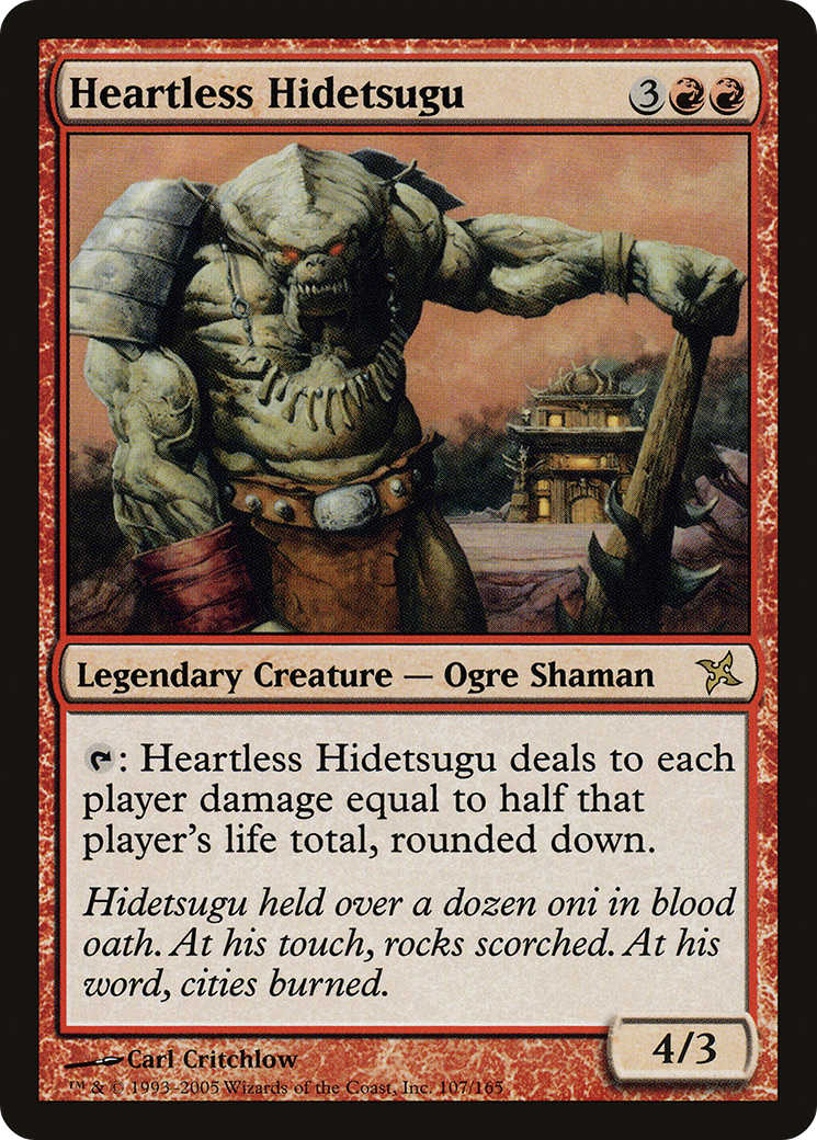 Heartless Hidetsugu (107) Foil - Betrayers of Kamigawa