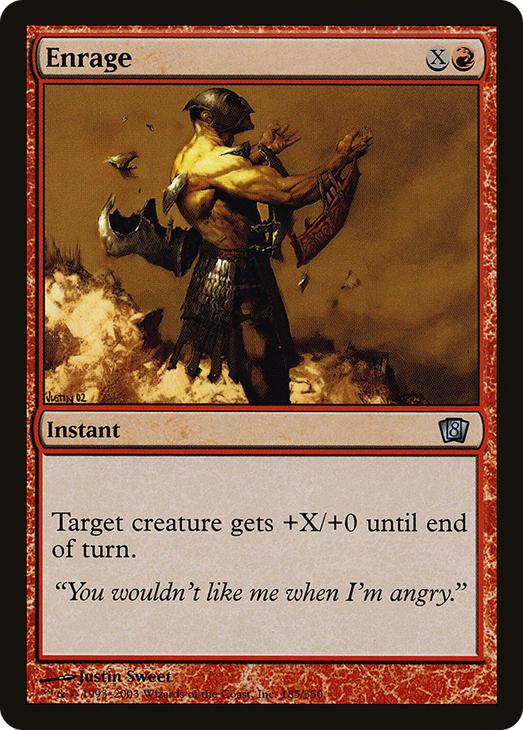 Enrage (185) Foil - Eighth Edition