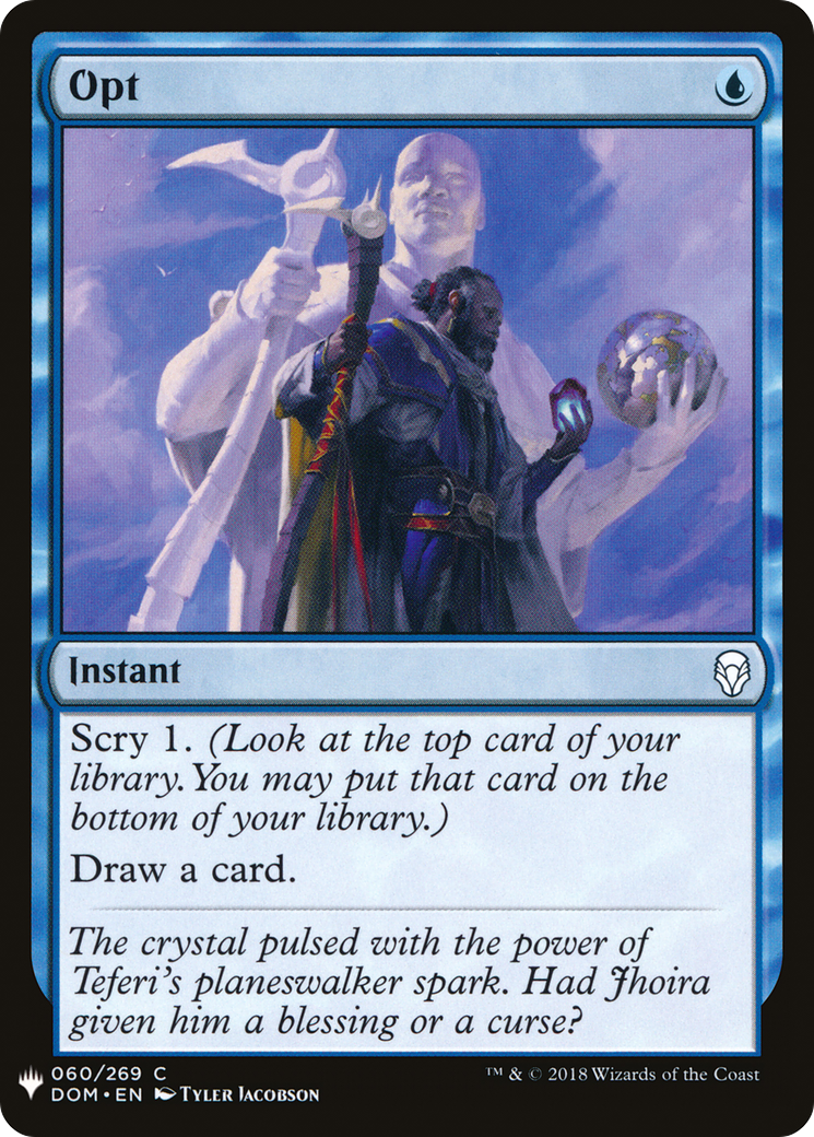 Opt (DOM-60) - The List
