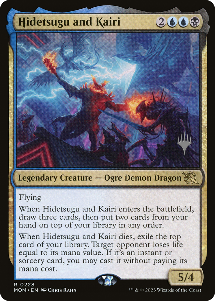 Hidetsugu and Kairi (228p) Foil - March of the Machine Promos
