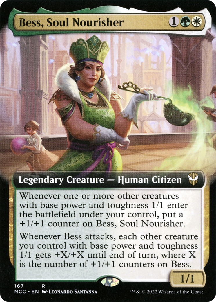 Bess, Soul Nourisher (Extended Art) (167) - New Capenna Commander