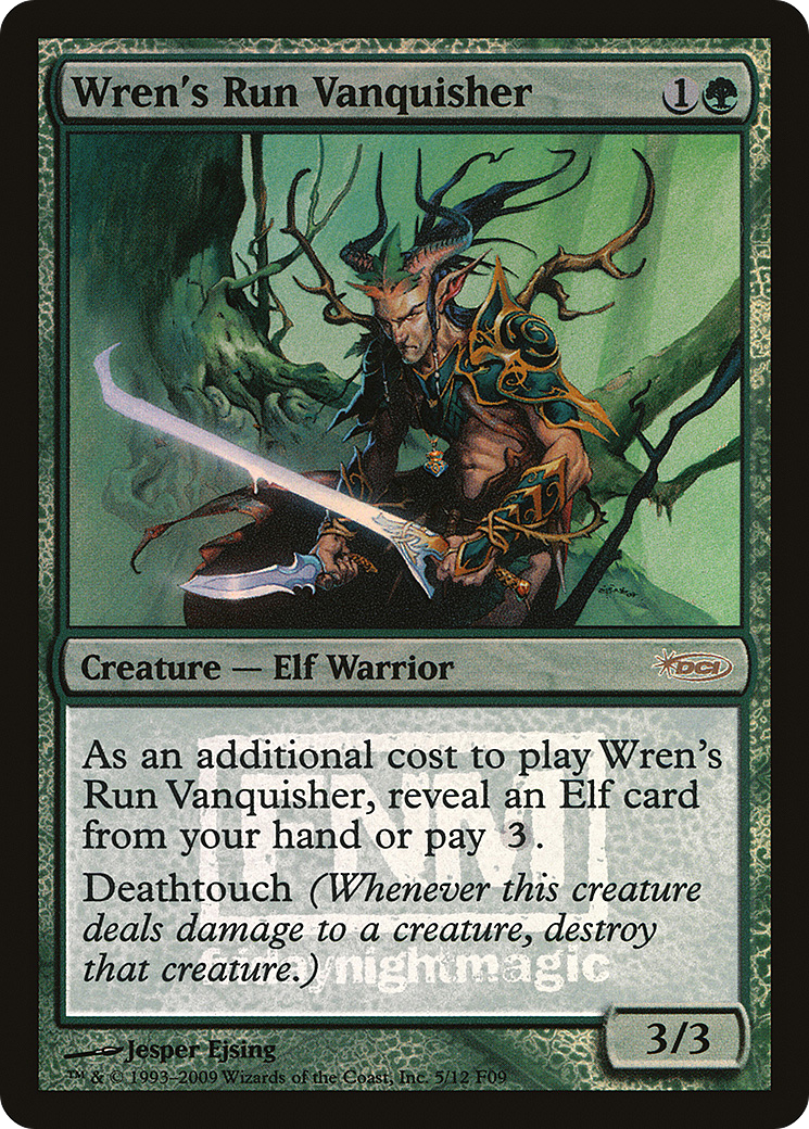 Wren's Run Vanquisher (005) Foil - Friday Night Magic 2009