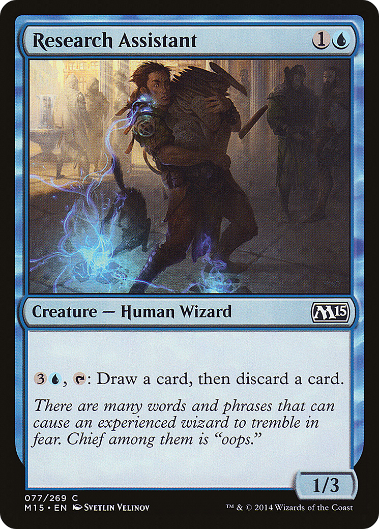 Research Assistant (077) Foil - Magic 2015
