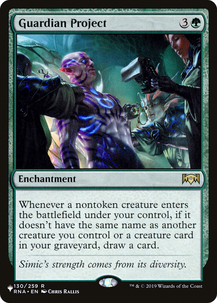 Guardian Project (RNA-130) - The List