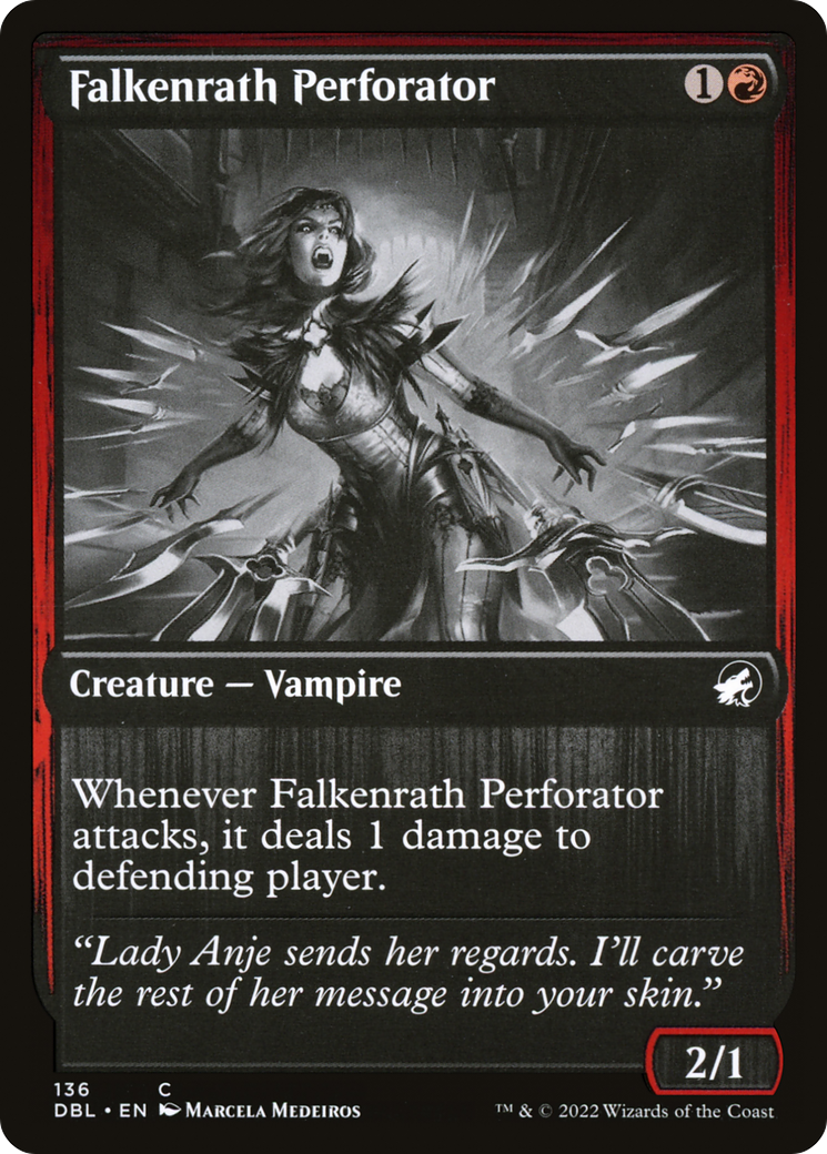Falkenrath Perforator (136) Foil - Innistrad: Double Feature